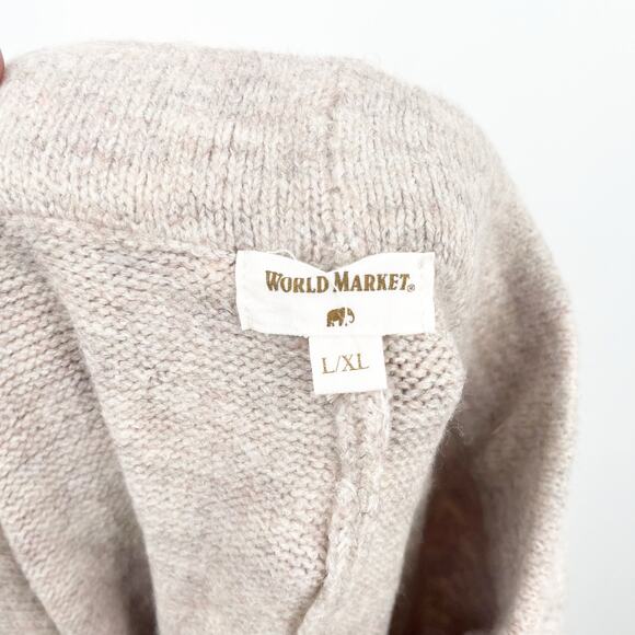 World Market Womens Lounge Pull On Knit Color Block Wide Leg Pants Size L/XL - Picture 5 of 8